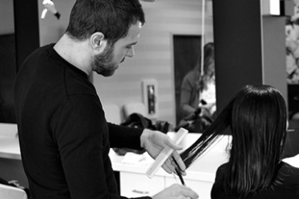 Customized haircuts and styling services with modern cuts, professional blowouts, and personalized salon care.