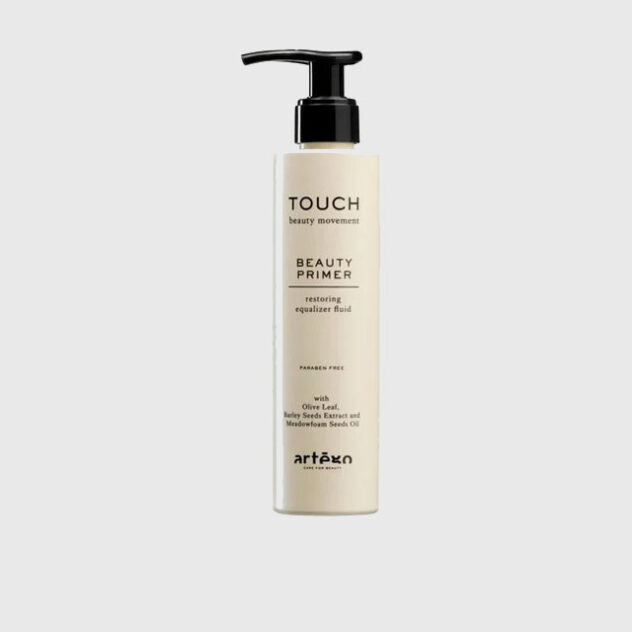 Touch Beauty Primer smoothing base product that preps skin, evens texture, and helps makeup last longer.